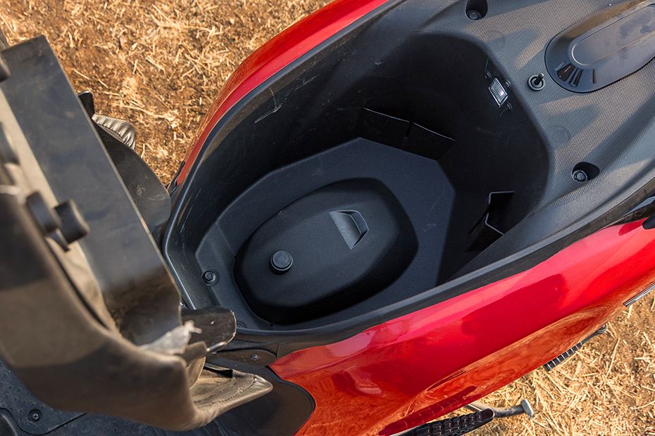 Seat Storage Side View of Destini 110