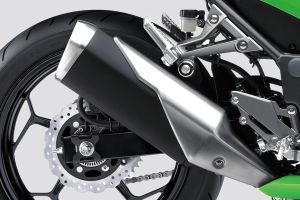 Exhaust View of Ninja 300