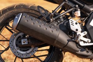 Exhaust View of XSR 155
