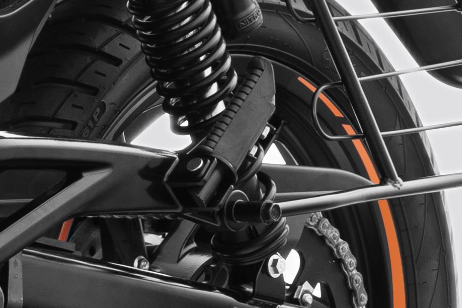 Foot Rest View of Pulsar 150