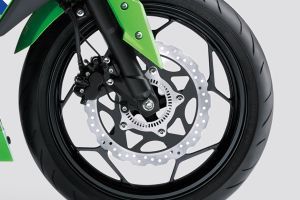 Front Brake View of Ninja 300