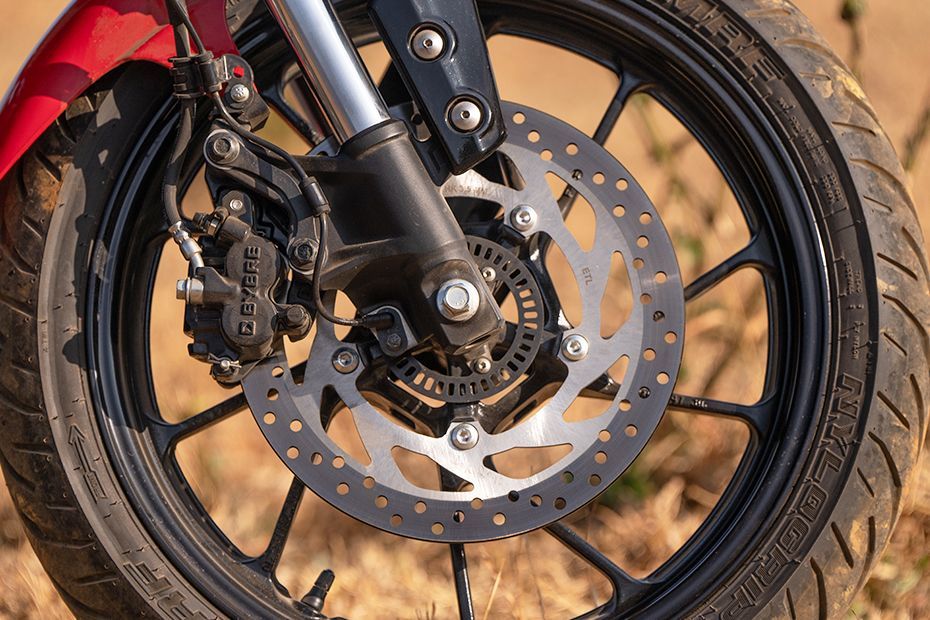Front Brake View of XSR 155