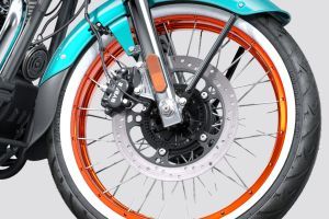 Front Brake View of Goan Classic 350