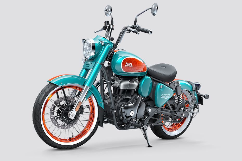 Front Left View of Goan Classic 350