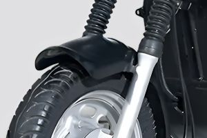Front Mudguard & Suspension of Mopido