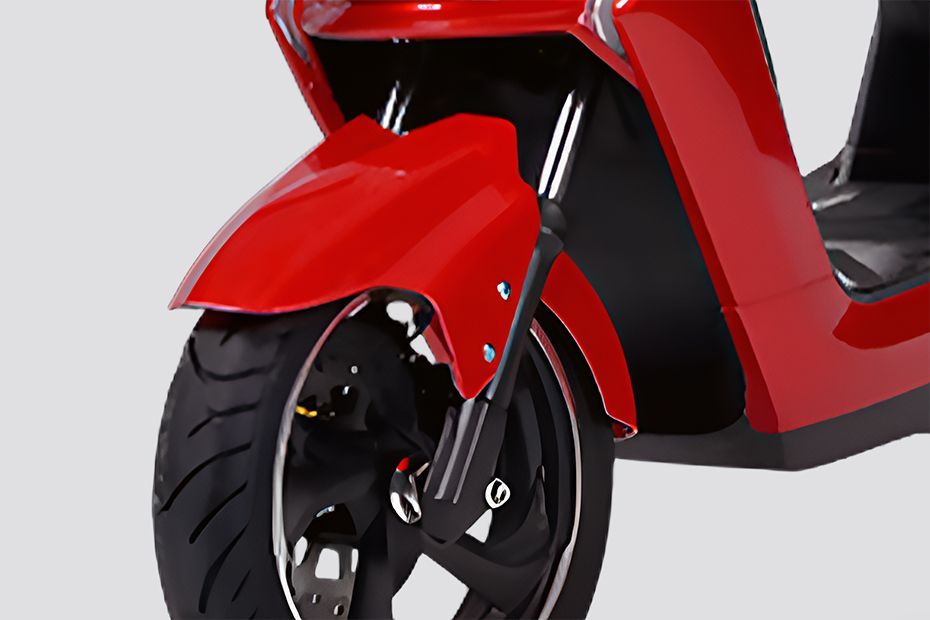 Front Suspension View of Vidyut 108