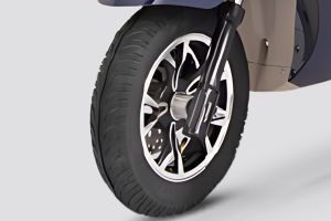 Front Tyre View of Storm ZX