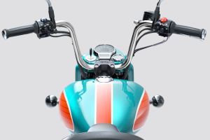 Handle Bar View of Goan Classic 350