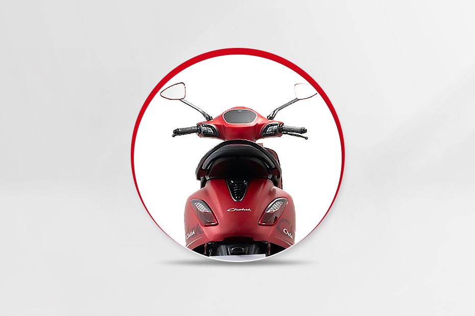 Handle Bar View of Chetak