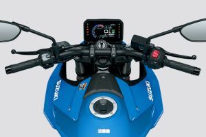 Handle Bar View of GSX-8S