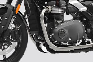 Leg Guard View of Speed Twin 900