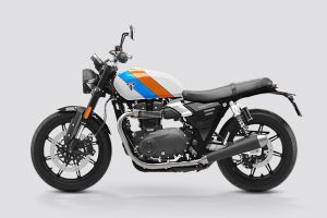 Left Side View of Speed Twin 900