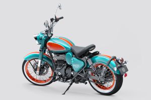 Rear Left View of Goan Classic 350