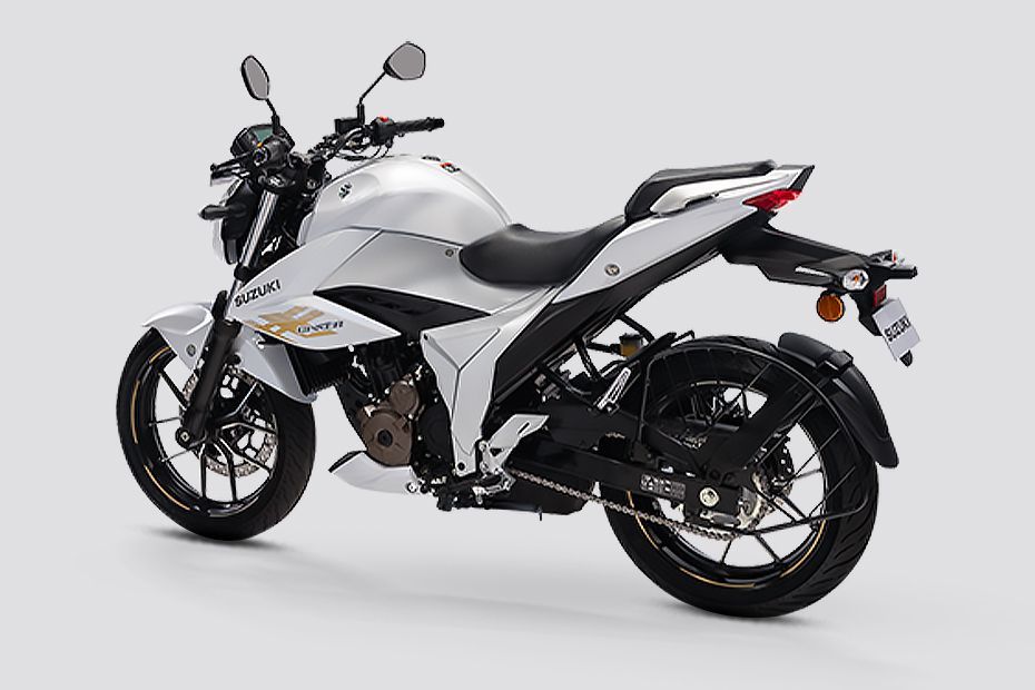 Rear Left View of Gixxer 250