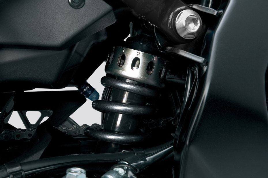 Rear Suspension View of GSX-8S