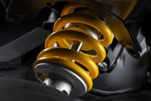 Rear Suspension View of Diavel V4