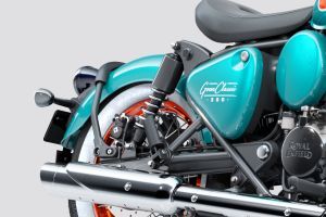 Rear Suspension View of Goan Classic 350