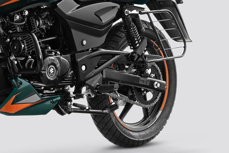 Rear Tyre View of Pulsar 150