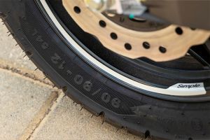 Rear Tyre View of One Gen 2