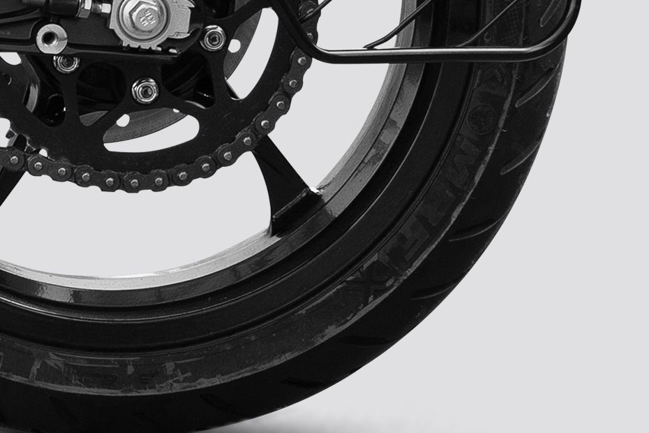 Rear Tyre View of RC 160