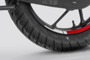 Rear Tyre View of Pulsar 125