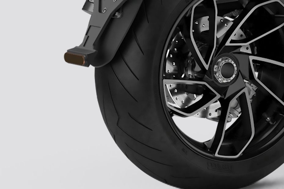 Rear Tyre View of Diavel V4