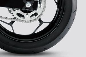 Rear Tyre View of Ninja 300