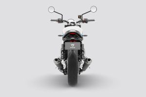 Rear View of Speed Twin 900