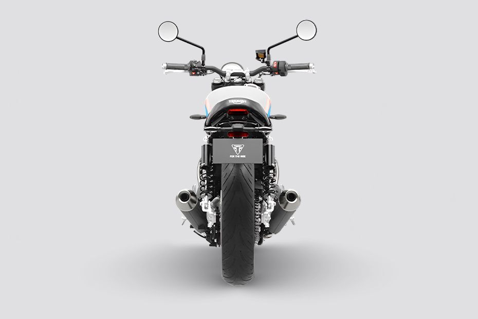 Rear View of Speed Twin 900