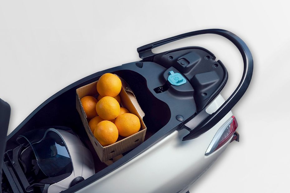 Seat Storage Side View of Chetak