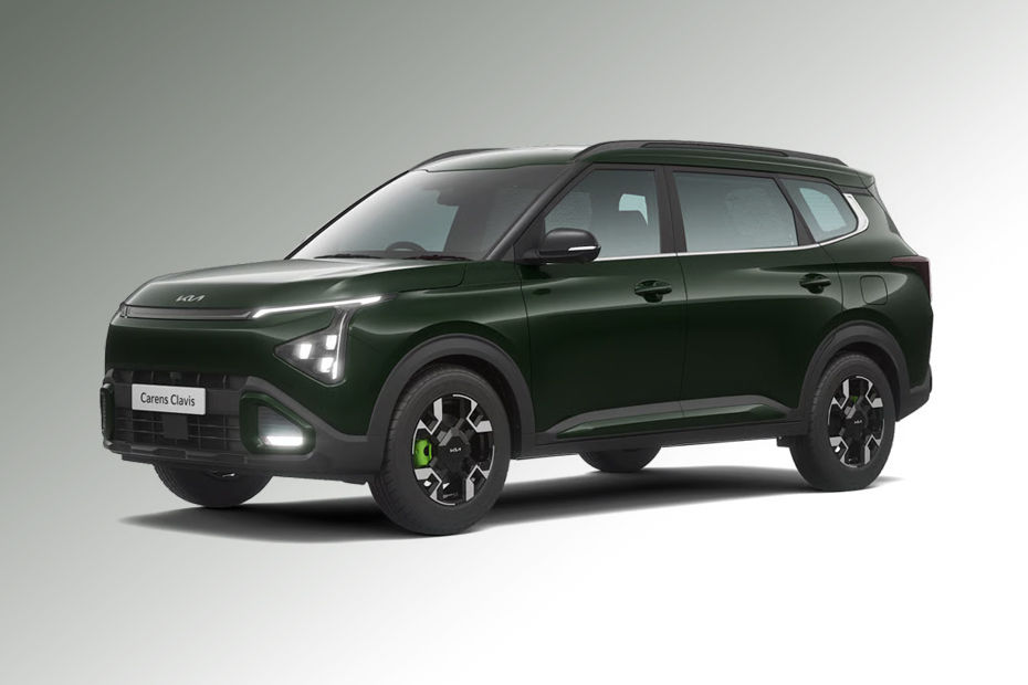 Kia Carens Clavis Pewter-Olive colour