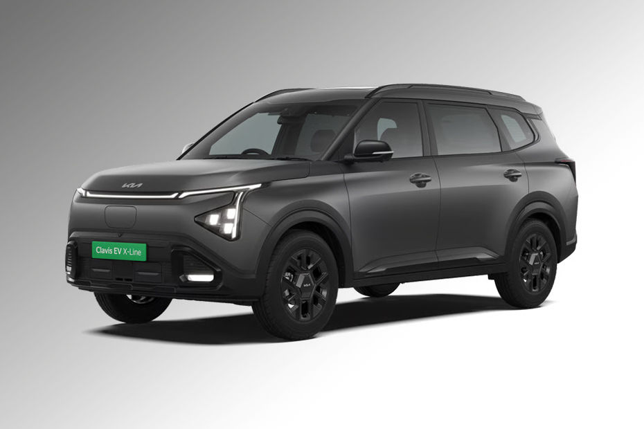 Kia Carens Clavis EV Dark-Gun-Metal colour