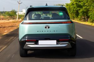 Driving: Rear View Image of Sierra EV