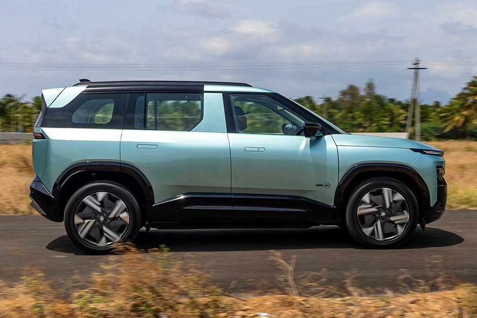 Driving: Side Profile (Right) View Image of Sierra EV