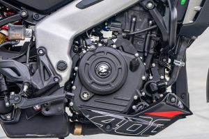 Engine Badge of Pulsar NS400Z