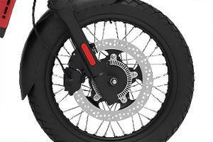 Front Brake of Scrambler 350