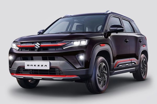Front Left Quarter View Image of Brezza