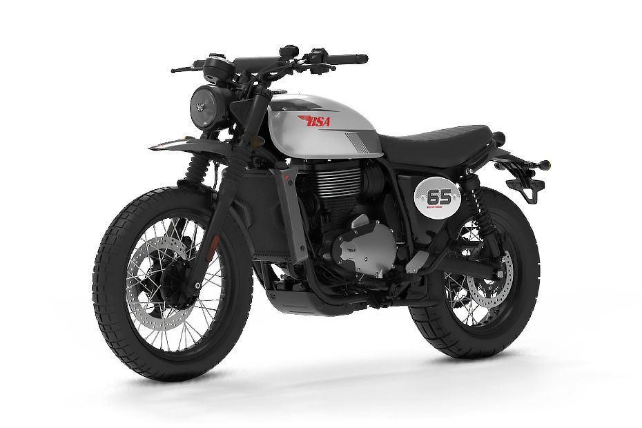 Front Left Quarter View View of Scrambler 650
