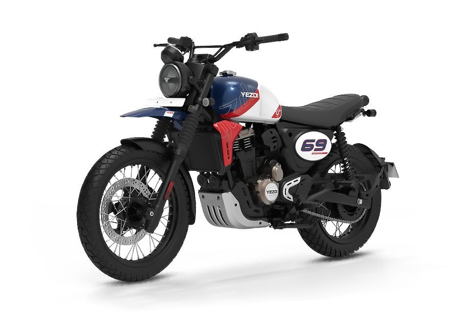 Front Left Quarter View View of Scrambler 350