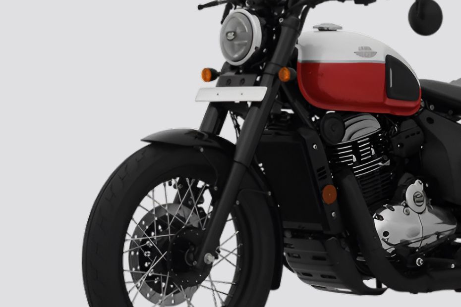Front Mudguard & Suspension of 42 Bobber