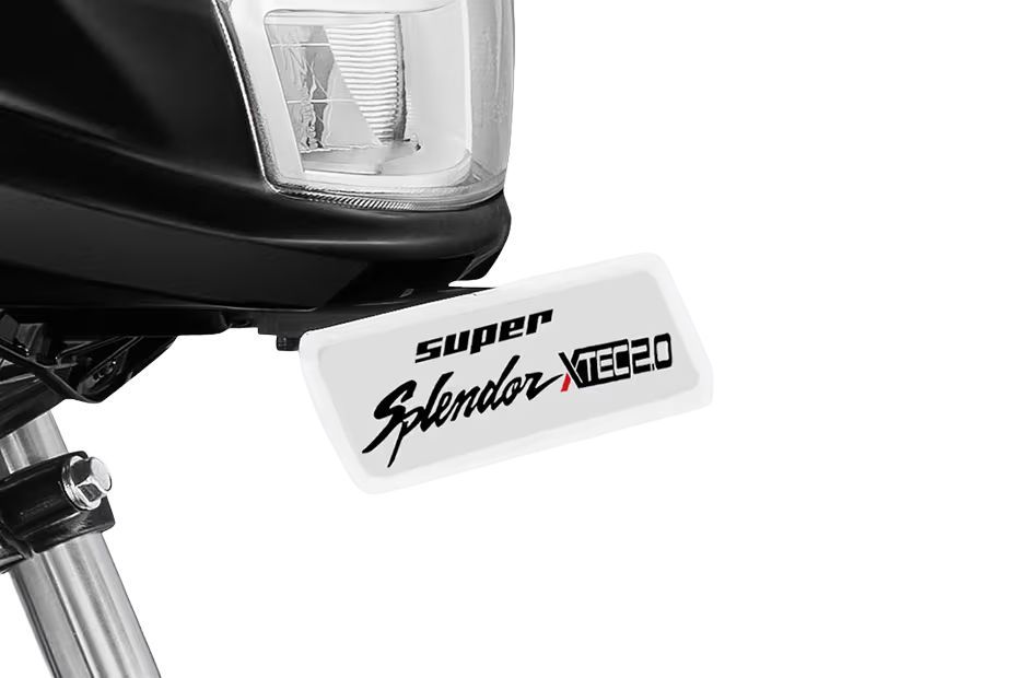 Front Number Plate of Super Splendor XTEC