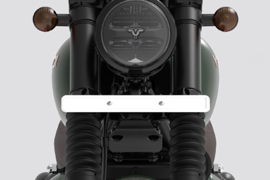 Front Number Plate of Roadster