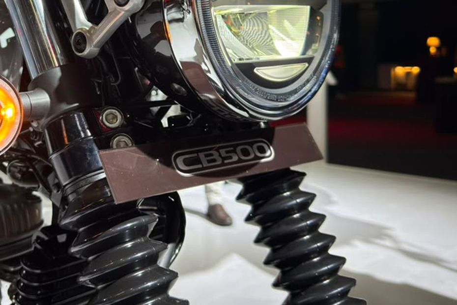 Front Number Plate of CB 500
