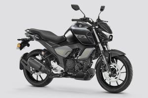 Front Right Quarter View of FZ Blue Flex