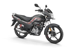 Front Right Quarter View of Super Splendor XTEC