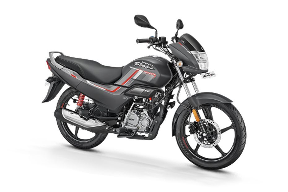 Front Right Quarter View of Super Splendor XTEC