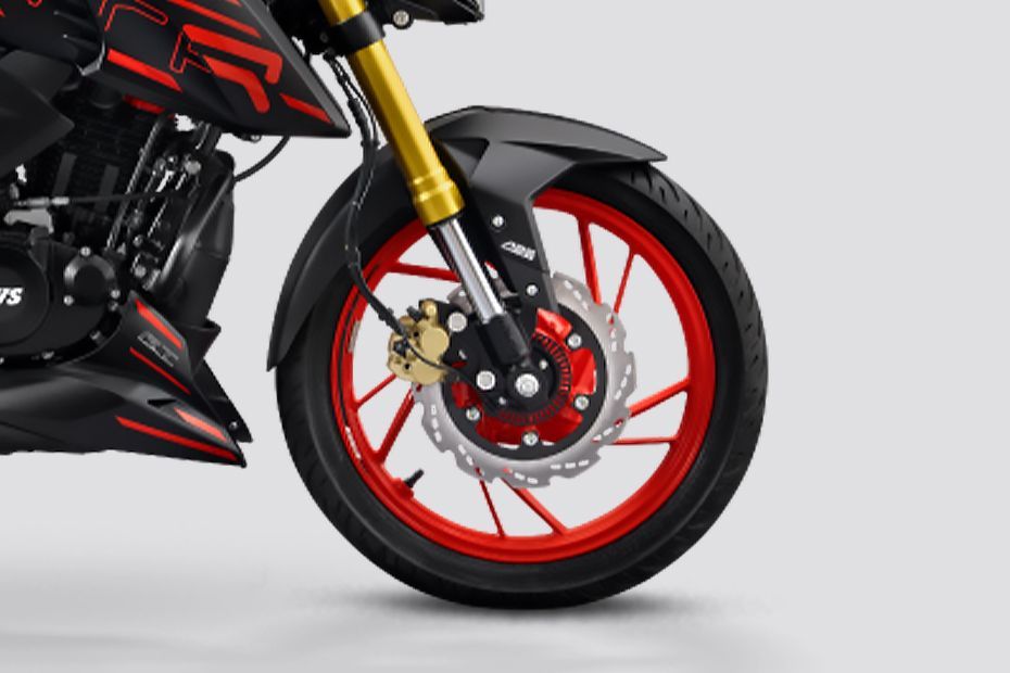 Front Wheel of Apache RTR 200 4V