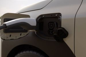 Charging Flap (Open) Image of Syros EV
