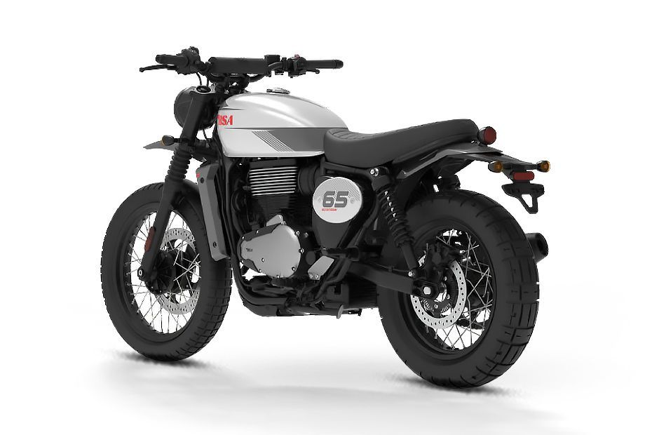 Rear Left Three Quarter View of Scrambler 650