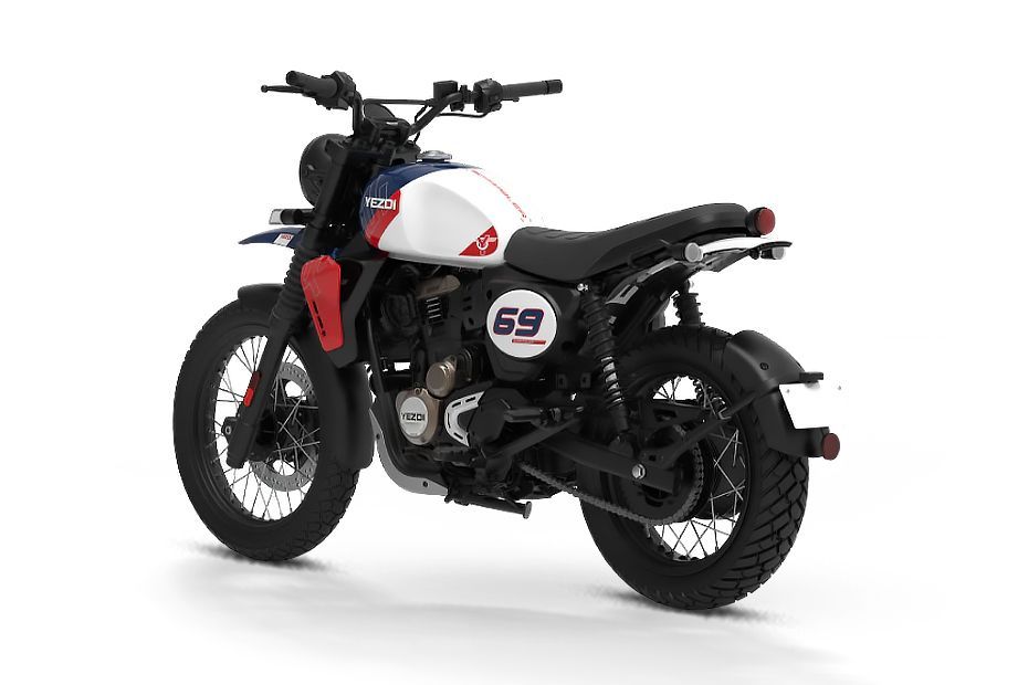 Rear Left Three Quarter View of Scrambler 350